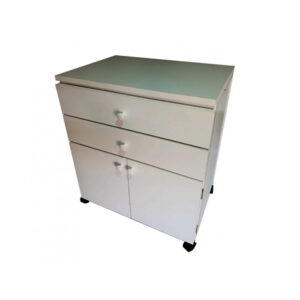 Mesa Auxiliar con cajón y alacena